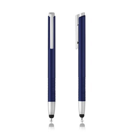 Esferográfica em plástico, com touch Plati