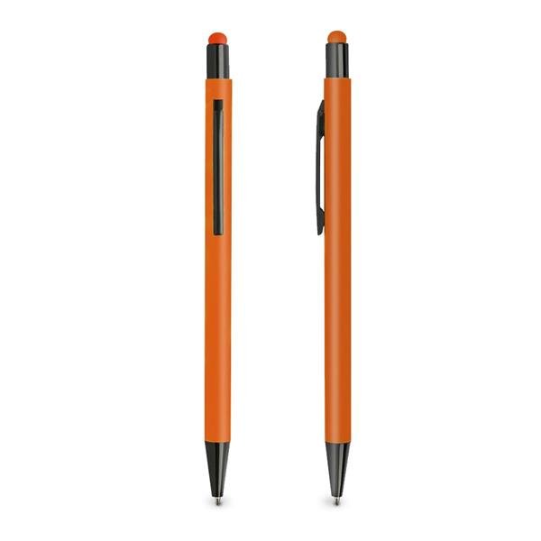 Esferográfica em alumínio, com acabamento em borracha e touch Fabir - Image 6