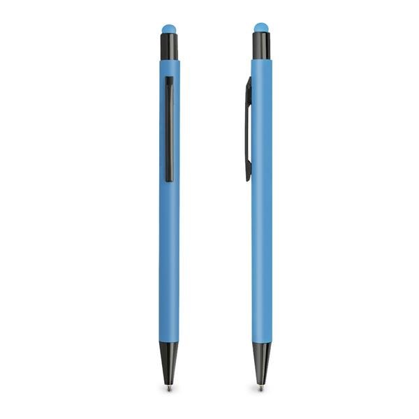 Esferográfica em alumínio, com acabamento em borracha e touch Fabir - Image 5