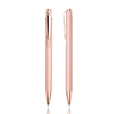 Esferográfica em metal, com detalhes acobreados Writz