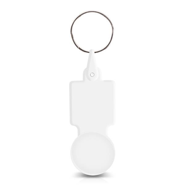 Porta-chaves com ficha € 0,50 para carrinho, plástico PS Key50 - Image 2