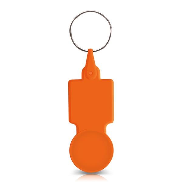 Porta-chaves com ficha € 0,50 para carrinho, plástico PS Key50 - Image 4