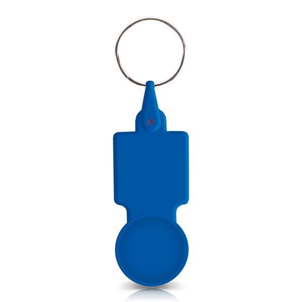 Porta-chaves com ficha € 0,50 para carrinho, plástico PS Key50 - Image 3