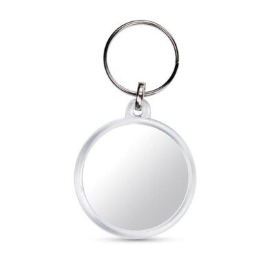 Porta-chaves acrílico redondo 2 faces CR-37