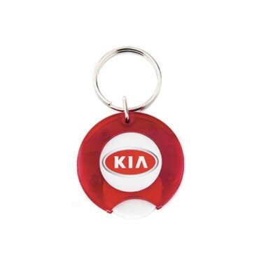Porta-chaves CR-25 com moeda € para carrinho compras, 1 face (Ø25mm) CR-25 Carro