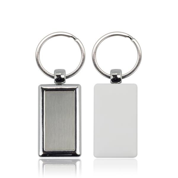 Porta-chaves retangular de plástico e metal Reckey - Image 2