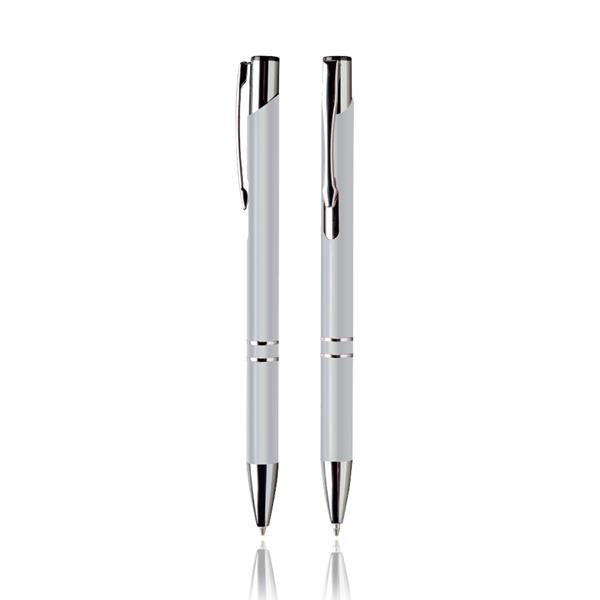 Esferográfica em plástico, com clip em metal Admix - Image 4