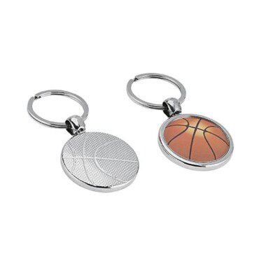 Porta-chaves MBK bola de basquetebol, 1 face (Ø30mm) MBK