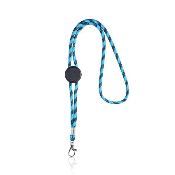 Lanyard tubular em RPET, ajustável Ecoyard
