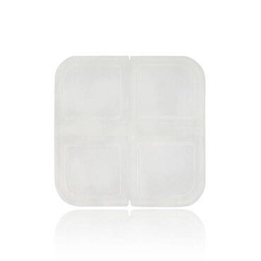 Caixa de comprimidos quadrada, 4 compartimentos Labox