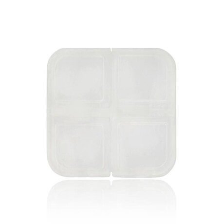 Caixa de comprimidos quadrada, 4 compartimentos Labox
