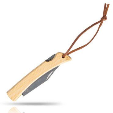 Canivete em bambu e aço inoxidável Bamblade