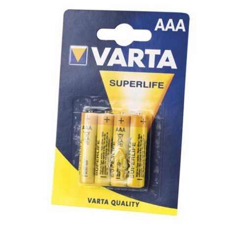 Conjunto de 4 pilhas AAA-R03 Battery AAA-R03