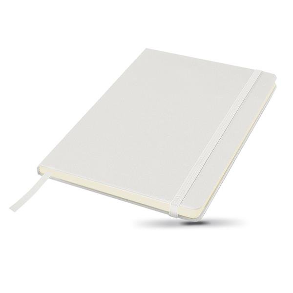 Bloco de notas A5 pautado, com capa em cartão e bolsa Kinylined - Image 2