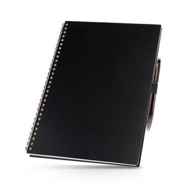 Bloco infinito A5 com esferográfica e pano de limpeza Infiwords