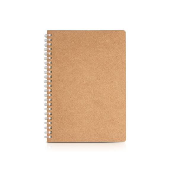 Bloco de argolas maleáveis A5 com capa em cartão KSpiral