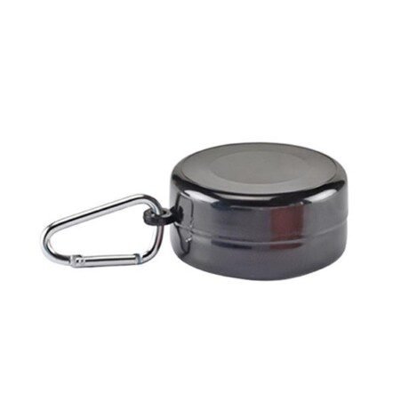 Copo retrátil 200 ml, com mosquetão e compartimento para comprimidos Foldcup