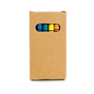 Caixa com 6 lápis de cera SixArt