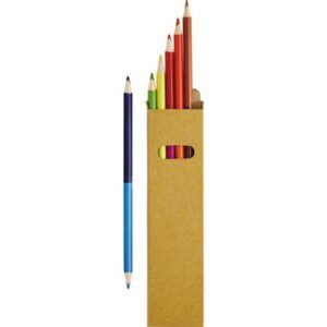 Lápis bicolor 12 cores Colorsy