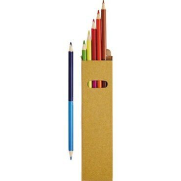 Lápis bicolor 12 cores Colorsy