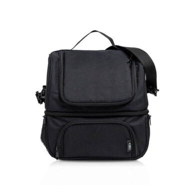 Bolsa térmica em Rpet com dois compartimentos Ecolunch