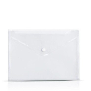 Pasta porta-documentos A4 em PP, com fecho Brier A4