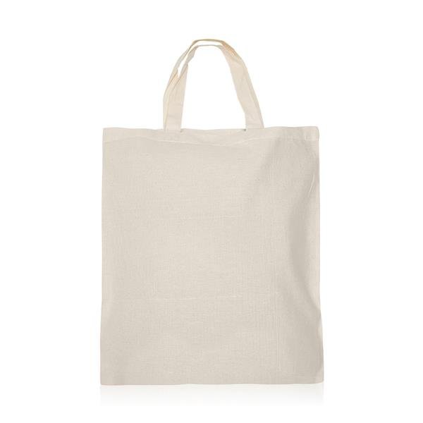 Saco de asas curtas 100% algodão Shorthandle