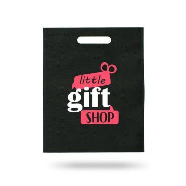 Saco com fole em TNT 80g, termo-selado Dory