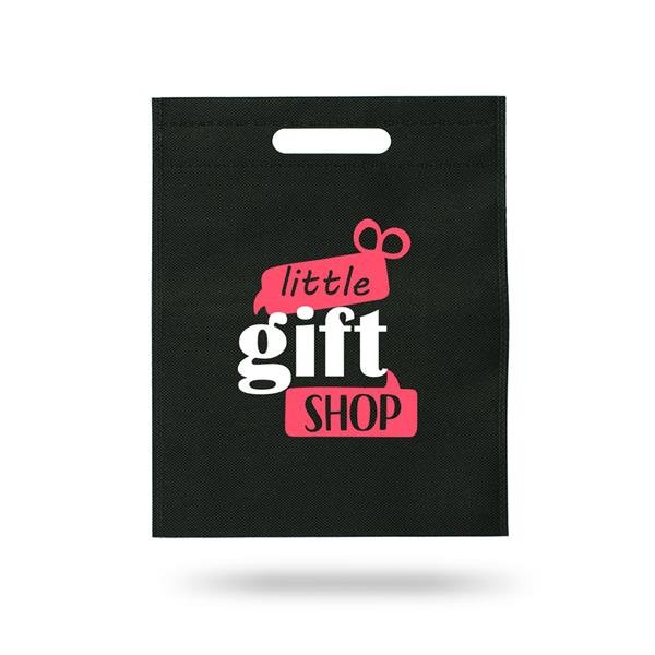 Saco com fole em TNT 80g, termo-selado Dory