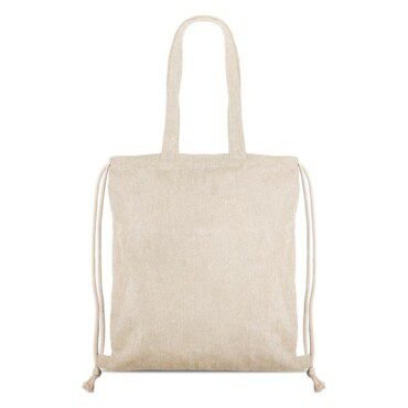 Saco mochila em algodão reciclado RecyPack