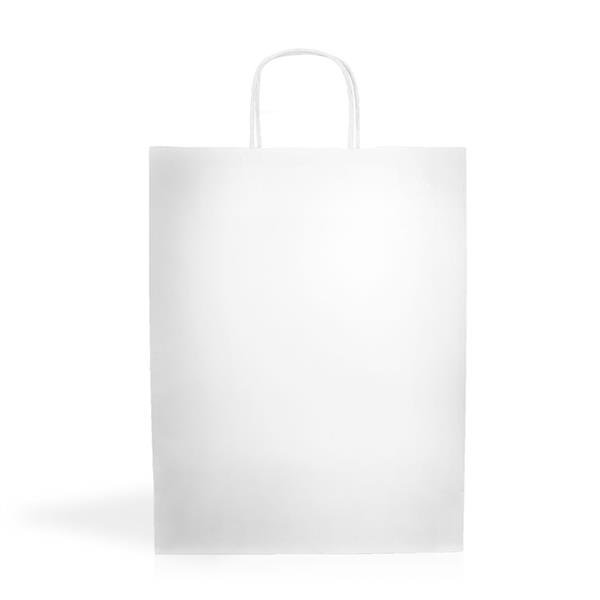 Saco papel kraft 100g/m2 32X42X12cm - branco WKraft08
