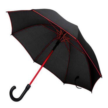 Guarda-chuva automático, em pongee, varetas coloridas Eddy