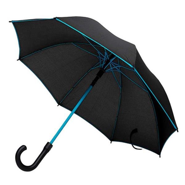 Guarda-chuva automático, em pongee, varetas coloridas Eddy - Image 3