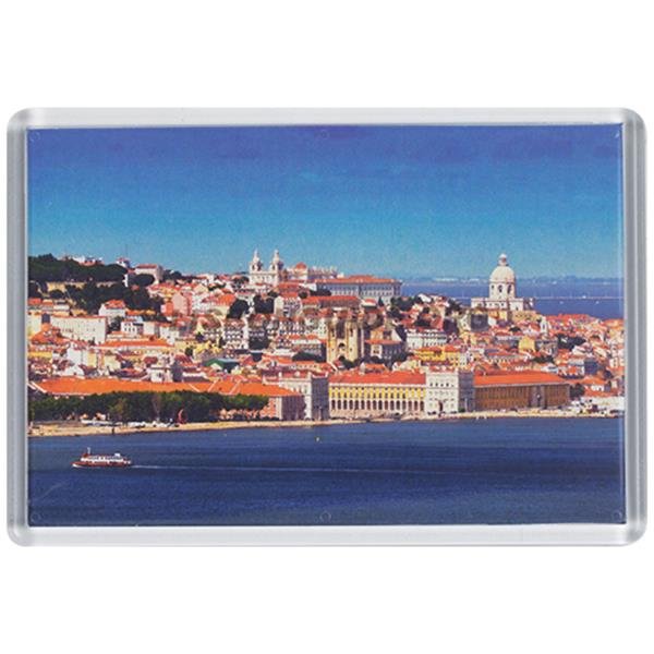 Crachá magnético Mag-Jumbo retangular (90x60mm) MAG-JUMBO