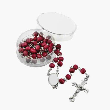 Terço de madeira Rosary