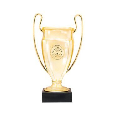 Troféu em plástico, com base em mármore Sparky