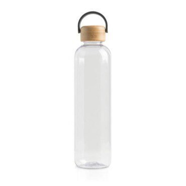 Garrafa 1000ml em tritan com tampa em bambu BTBottle