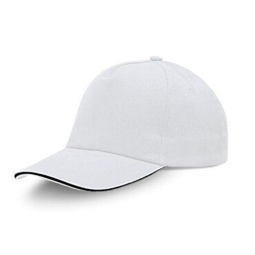 Boné para adulto, pala sandwich, de algodão penteado Zectra