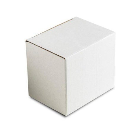 Caixa branca em cartão, para canecas MugBox