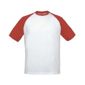 T-shirt B&C Base-Ball 180g - 100% Algodão (investindo em Better Cotton) Base-ball