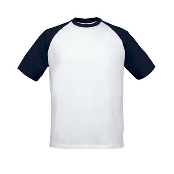 T-shirt B&C Base-Ball 180g - 100% Algodão (investindo em Better Cotton) Base-ball - Image 2