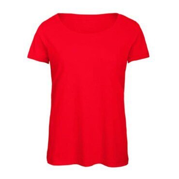 T-shirt Triblend Women 130g - 50% Poliéster reciclado/ 25% Algodão (investindo em Better Cotton)/ 25% Viscose Triblend Women