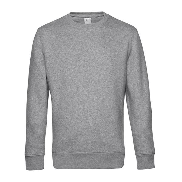 Sweatshirt B&C King Crew Neck 280g - 80% Algodão (investindo em Better Cotton)/ 20% Poliéster reciclado King Crew Neck