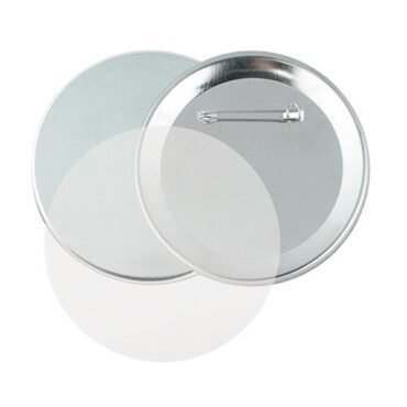 Crachá CH-075 com alfinete montado (Ø75mm) CH-Ø75