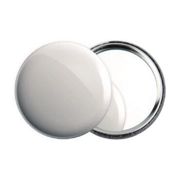 Crachá de 75mm com espelho, personalizado Badge mirror 75