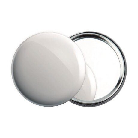 Crachá de 75mm com espelho, personalizado Badge mirror 75