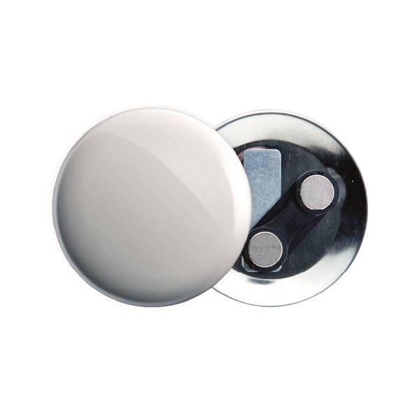 Crachá de 59mm com iman duplo roupa, personalizado Badge double magnet 59