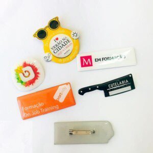 Crachá de identificação em Resina - dos 8 aos 13cm2 Reid