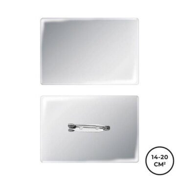 Crachá de identificação em Resina - dos 14 aos 20cm2 Reid