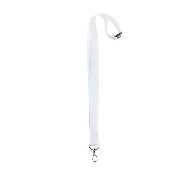 Lanyard com mosquetão e fecho de segurança - 20mm Sublisafe